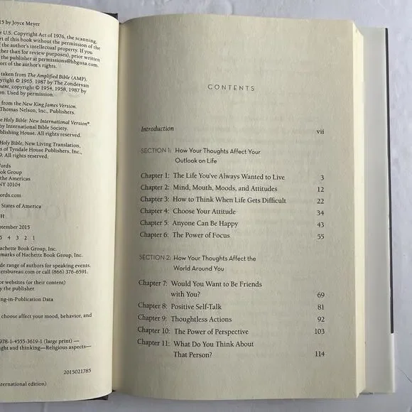 The Mind Connection How the Thoughts You Choose Affect Your Mood Behavior Book - Picture 5 of 11